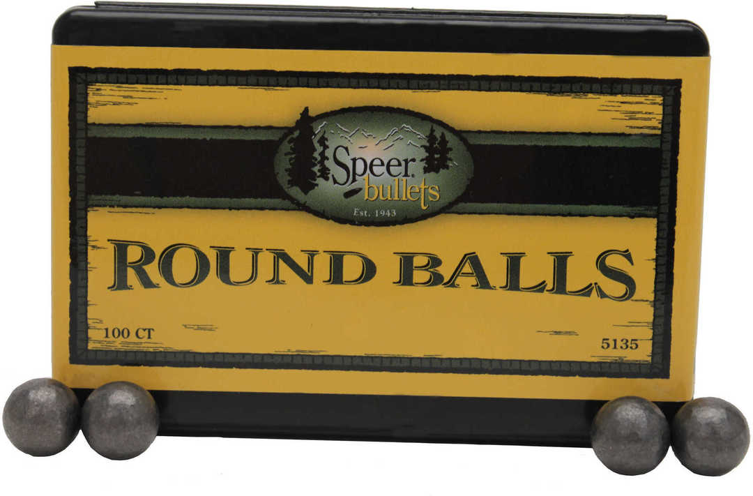 Speer .454 140gr Lead Round Balls x100 #5135 image 1